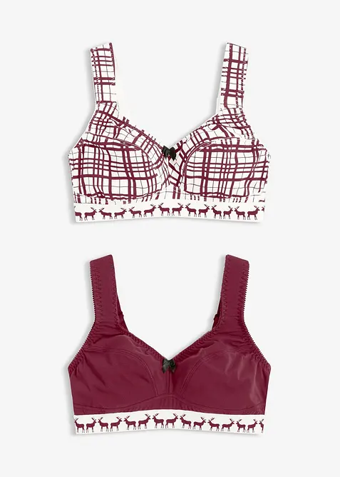 Bh zonder beugels met katoen (set van 2), bonprix