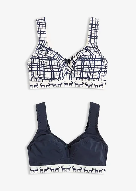 Bh zonder beugels met katoen (set van 2), bonprix