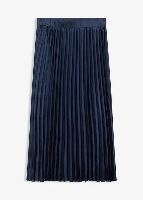 Plissé rok van fijn satijn, bonprix