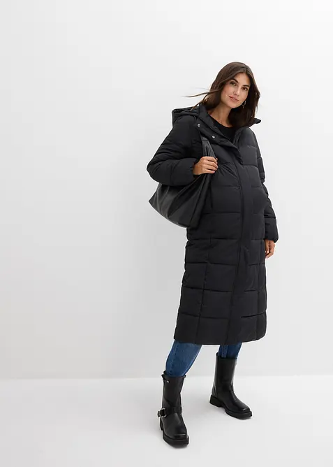 Warme 2-in-1 zwangerschapsjas met draaginzet, bonprix