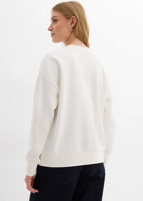 Oversized sweater van biologisch katoen, bonprix