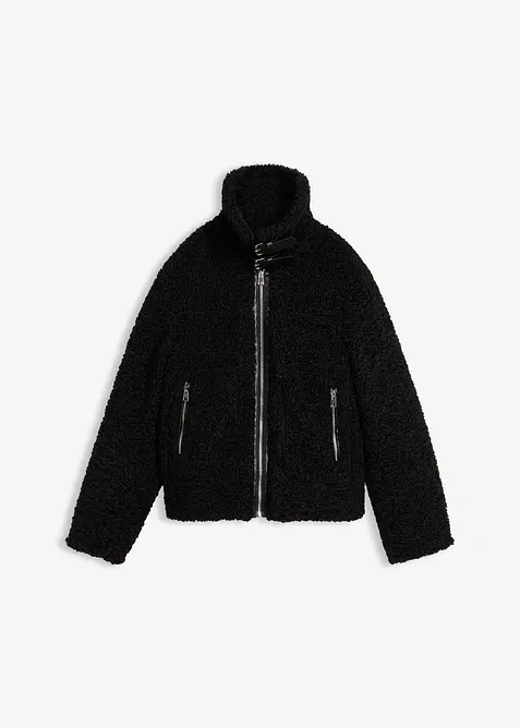 Imitatie bontjas van teddy fleece, bonprix