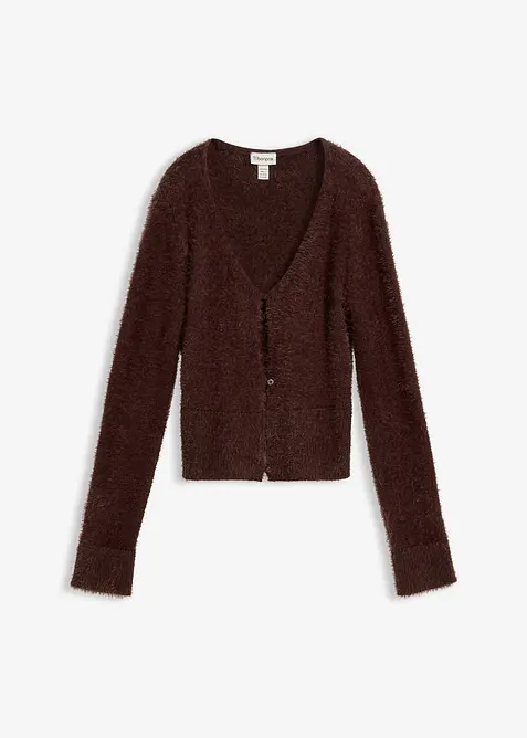 Fijngebreid vest van verengaren, bonprix