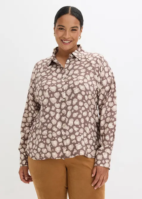 Viscose blouse met vleermuismouwen, bonprix