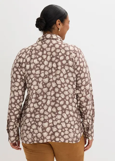 Viscose blouse met vleermuismouwen, bonprix