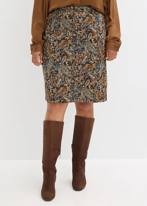 Stretch rok met katoen, bonprix