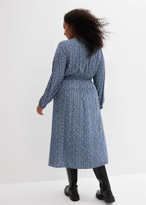 Midi jurk van soepele viscose, bonprix