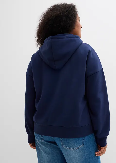 Oversized sweater in een katoenmix, bonprix