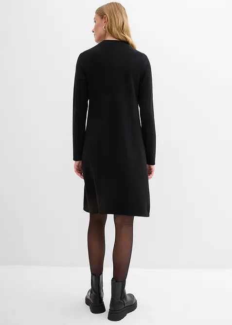 Gebreide jurk in A-lijn, bonprix