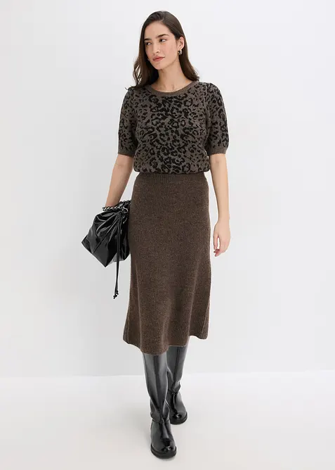 Trui met ballonmouwen, bonprix