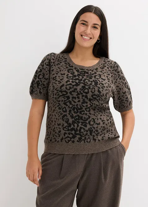 Trui met ballonmouwen, bonprix