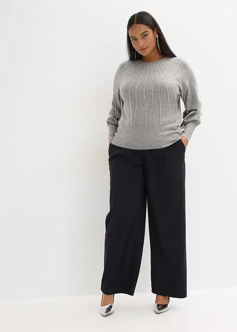 Trui met strass applicatie, bonprix