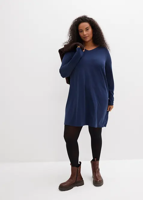 Jurk in een soepele viscosemix, bonprix