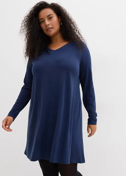 Jurk in een soepele viscosemix, bonprix