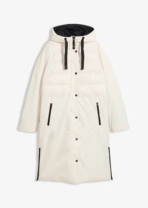 Lange gewatteerde jas, bonprix