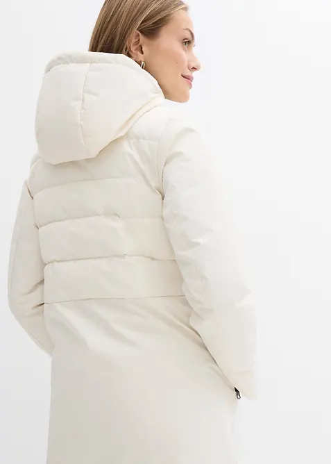 Lange gewatteerde jas, bonprix