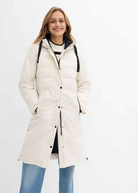 Lange gewatteerde jas, bonprix