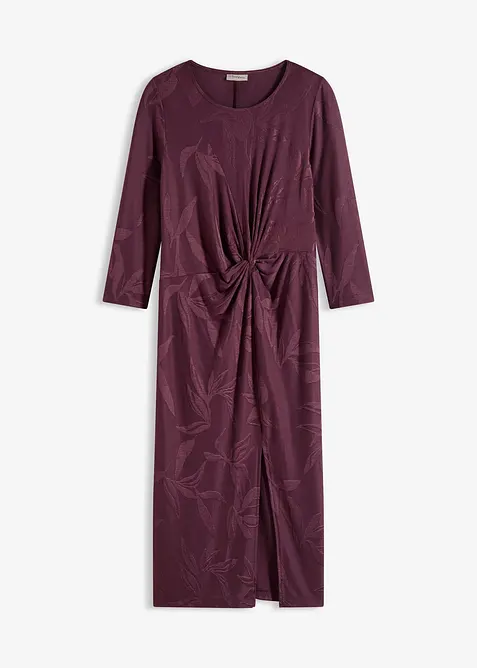 Midi jurk in jacquard, bonprix