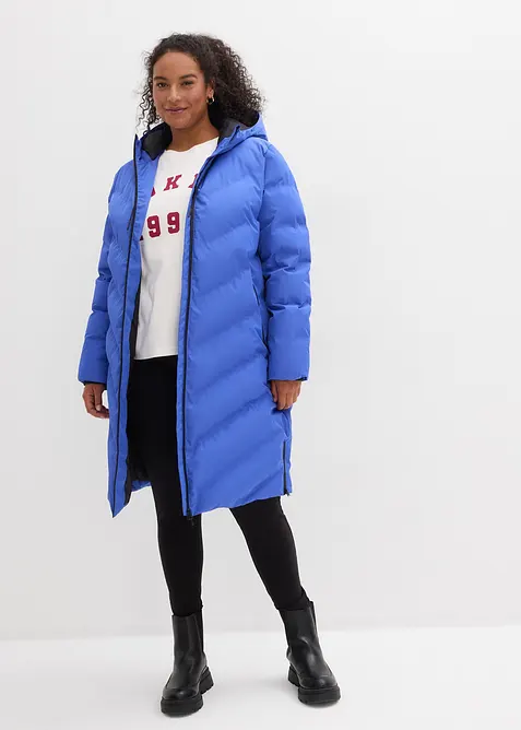 Lange gewatteerde jas, bonprix