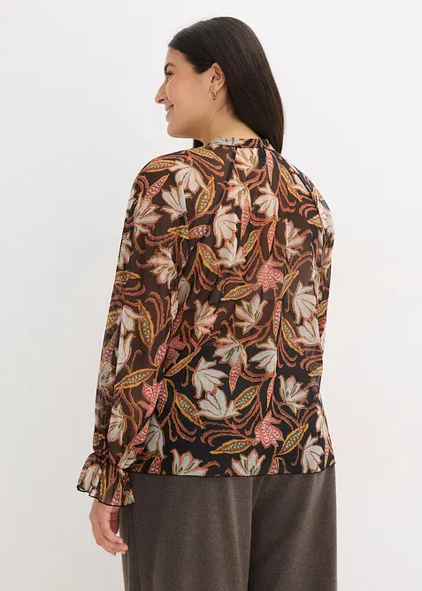 Shirt tuniek van zacht mesh, bonprix