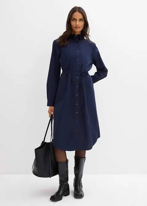 Midi jurk van puur biologisch katoen, bonprix