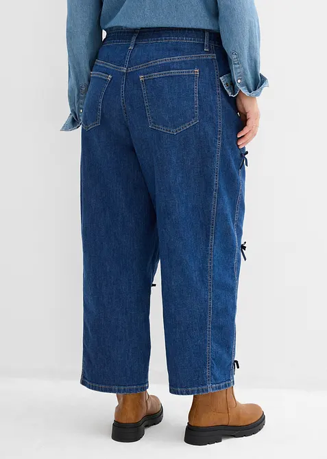 Barrel jeans met comfortband, high waist, bonprix