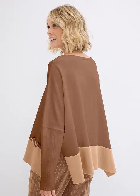 Poncho trui, bonprix