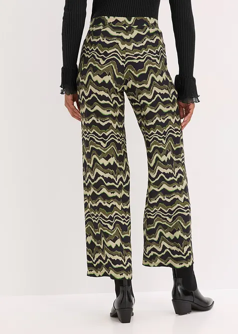 Palazzo broek in een lichte viscose-crêpe, bonprix