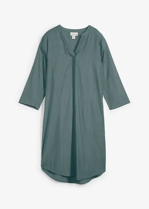 Tuniekjurk met structuureffect in een soepele viscosemix, bonprix