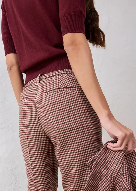 Broek van een zachte wolmix, bonprix