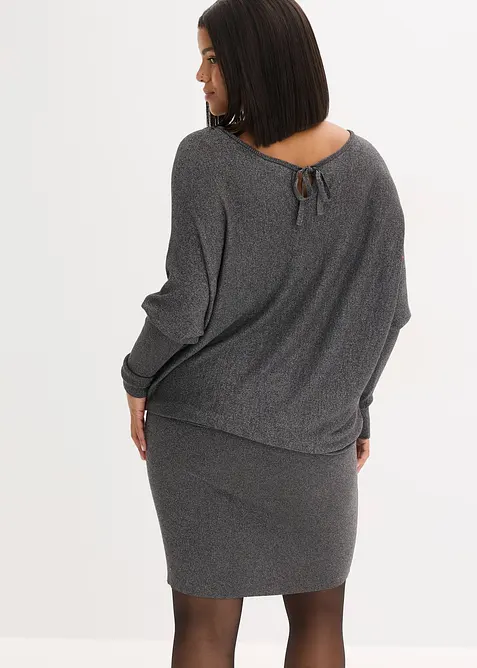 Gebreide jurk van soepele viscose, bonprix