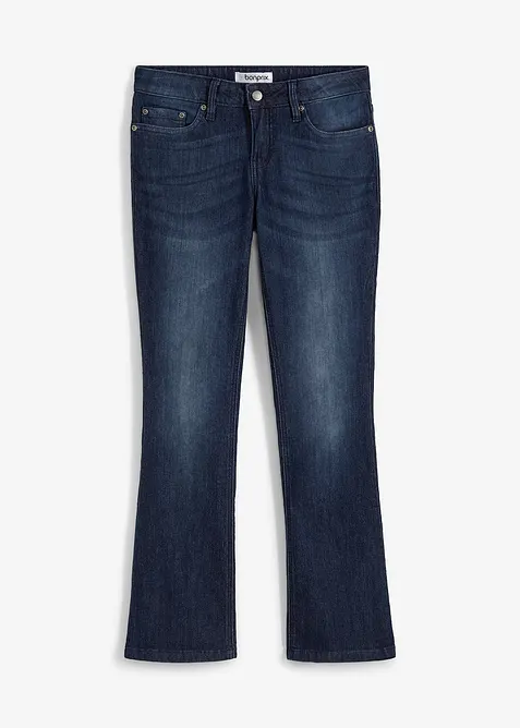 Bootcut stretch jeans, mid waist, bonprix