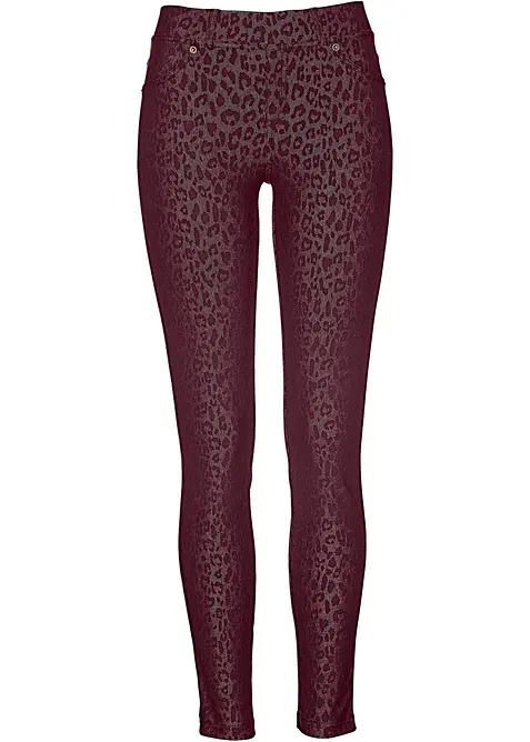 Jegging met luipaardprint, bonprix