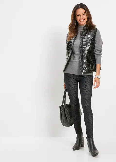Jegging met luipaardprint, bonprix