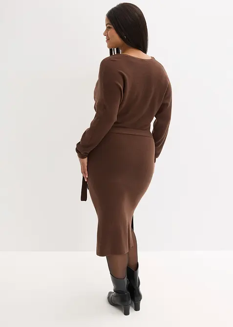 Gebreide jurk van soepele viscose, bonprix