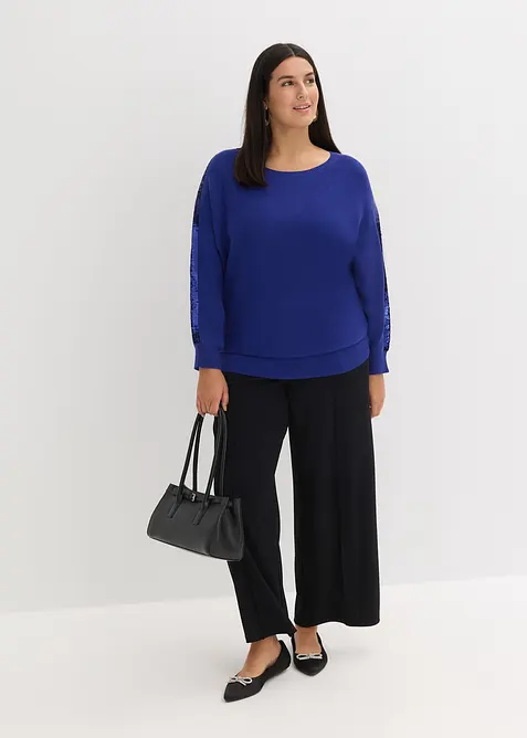 Trui met pailletten, bonprix