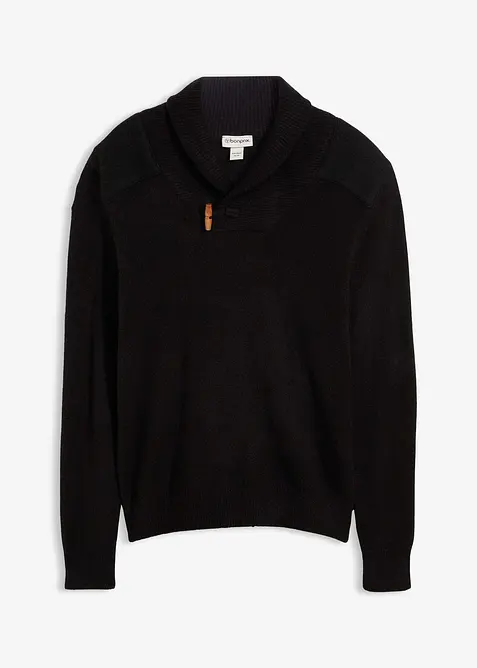 Trui met sjaalkraag, bonprix
