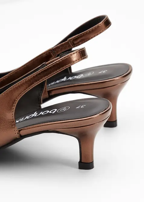 Slingback pumps met smalle hak, bonprix