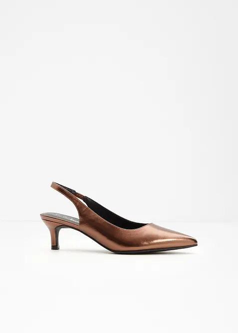Slingback pumps met smalle hak, bonprix
