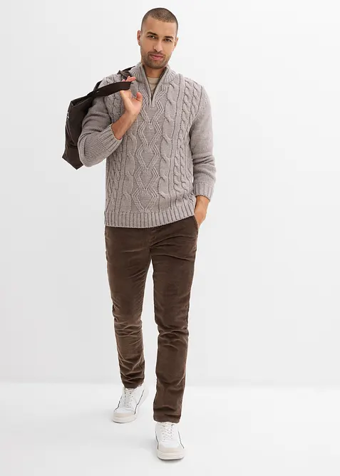 Schipperstrui met kabelpatroon, bonprix