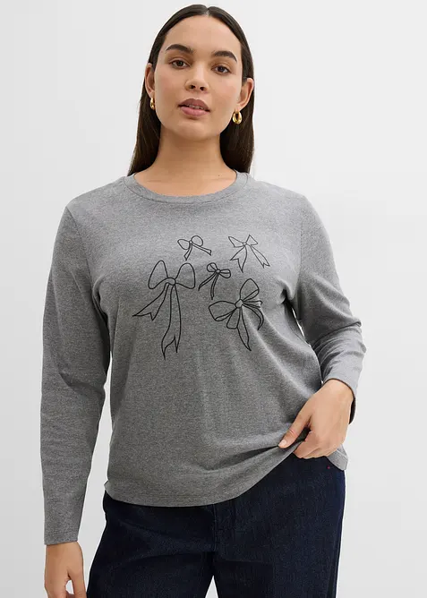 Longsleeve van biologisch katoen, bonprix