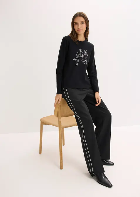 Longsleeve van biologisch katoen, bonprix