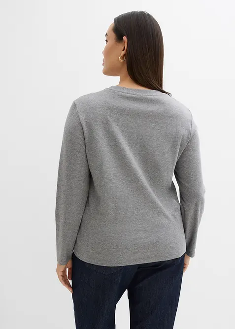 Longsleeve van biologisch katoen, bonprix