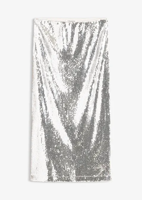 Midirok met pailletten, bonprix