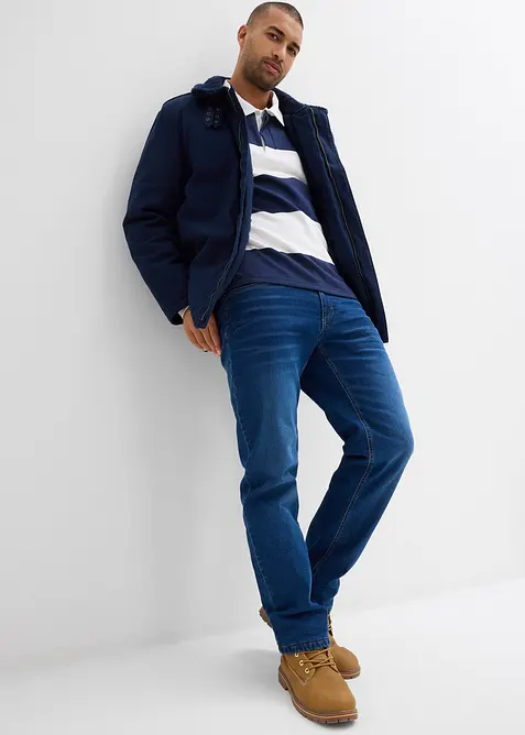 Winterjas van katoen met teddy voering, bonprix