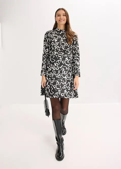 Midi jurk in een soepele viscosemix, bonprix