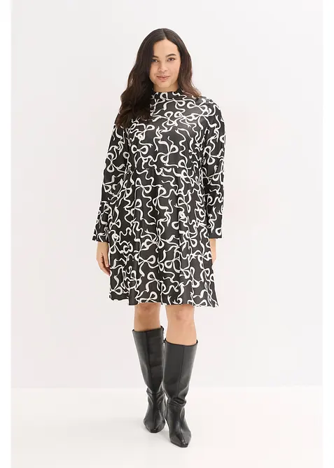 Midi jurk in een soepele viscosemix, bonprix