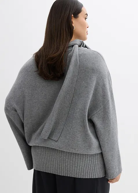 Oversized trui in een zachte viscosemix, bonprix