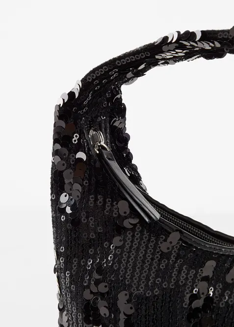 Kleine handtas met pailletten, bonprix