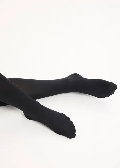 Corrigerende maillot met Belly-Control en comfortabel boordje, 80 den, bonprix